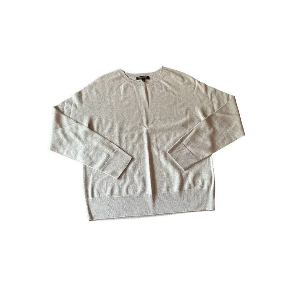 Banana Republic Light Gray Crewneck Sweater